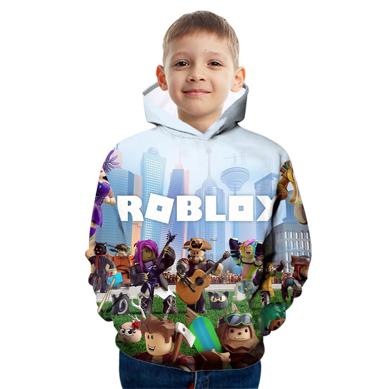 ROBLOX Hoodie Children s Game Printed Long Sleeve Sweatshirt