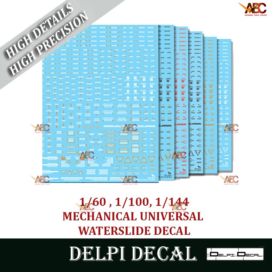 thumbnail image 2 of Delpi Water Decal For RG God Gundam – High Quality Custom Waterslide (US Seller) 2 of 5