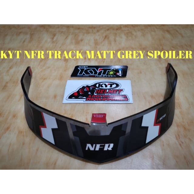 KYT NFR TRACK MATTE GRAY SPOILER | Shopee Philippines