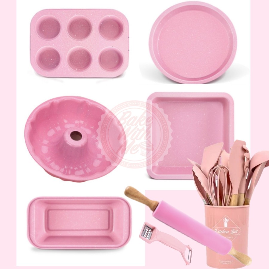 Pink baking outlet pans