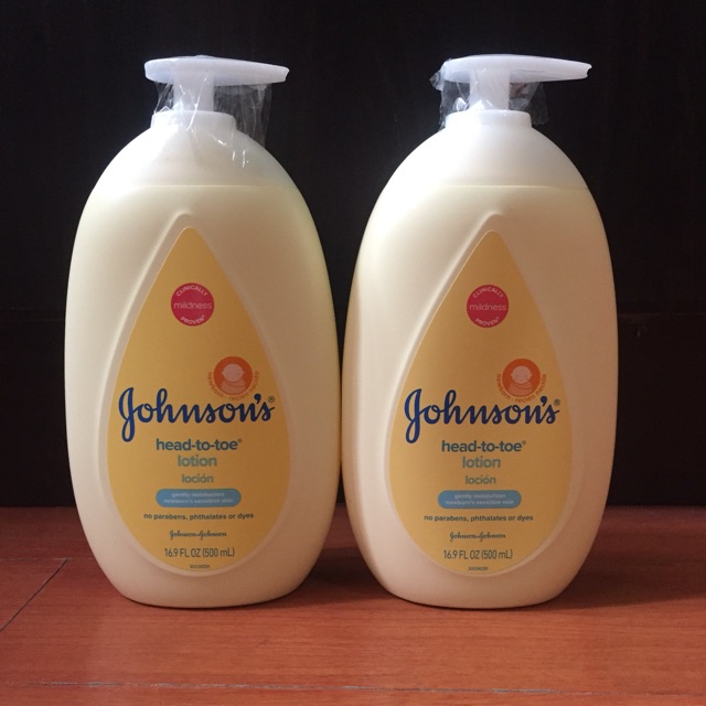 Johnson's head best sale to toe lotion