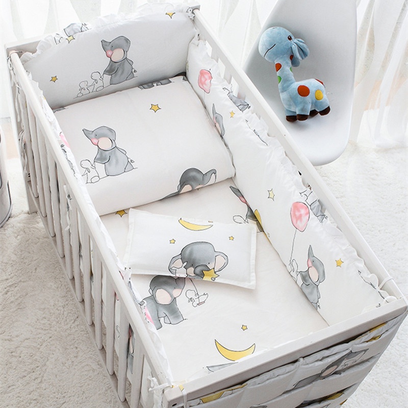 Elephant cot sale bedding sets