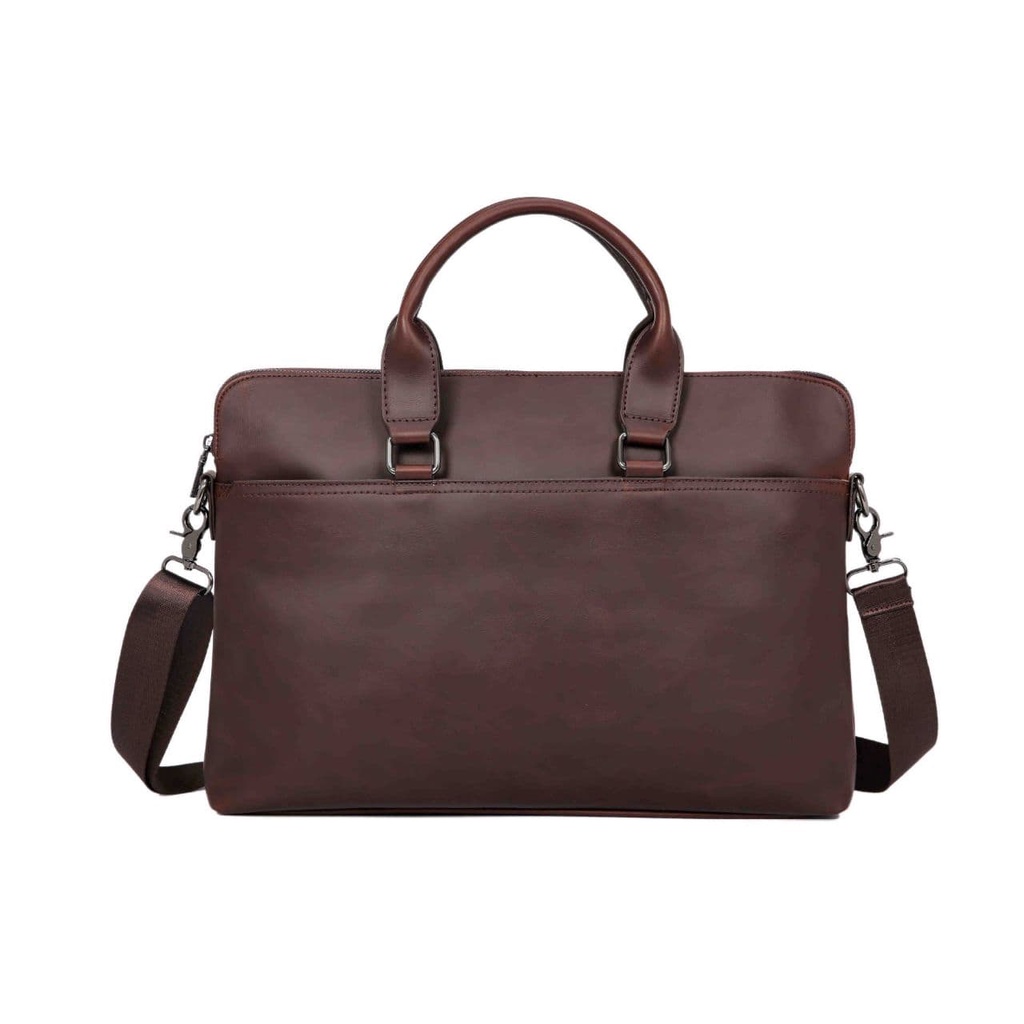 Vintage Business Sling Bag Leather Men Women Laptop Bag Shoulder School ...