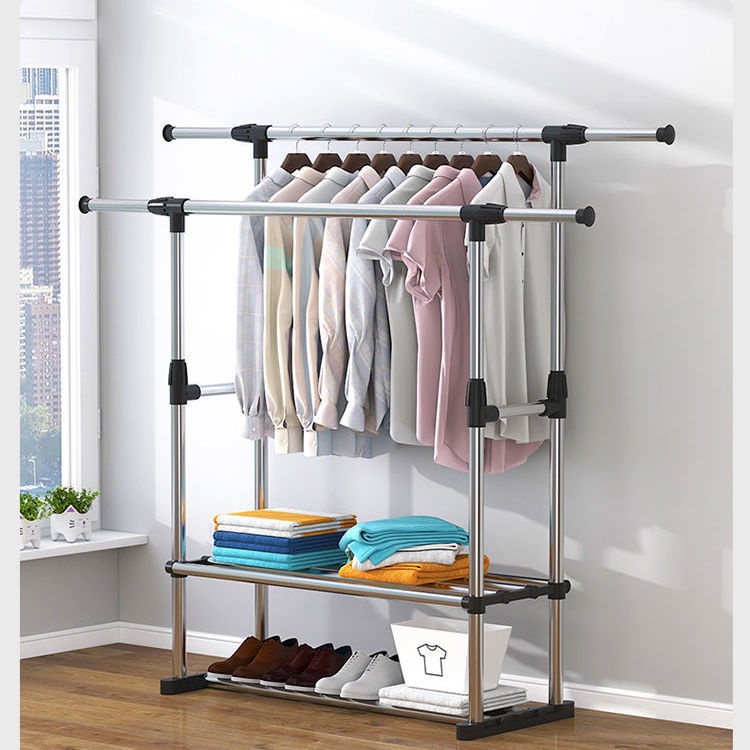 Simple Houseware Standard Double Rod Garment Rack cwYF Shopee Philippines