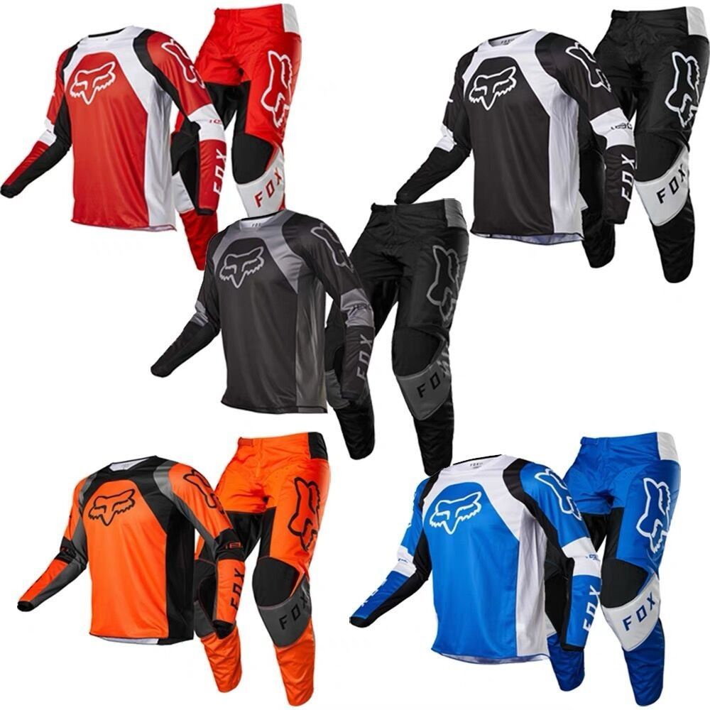 FOX Motocross Gear Set 180 360 Trice Lux Motorcycle Jersey Pants