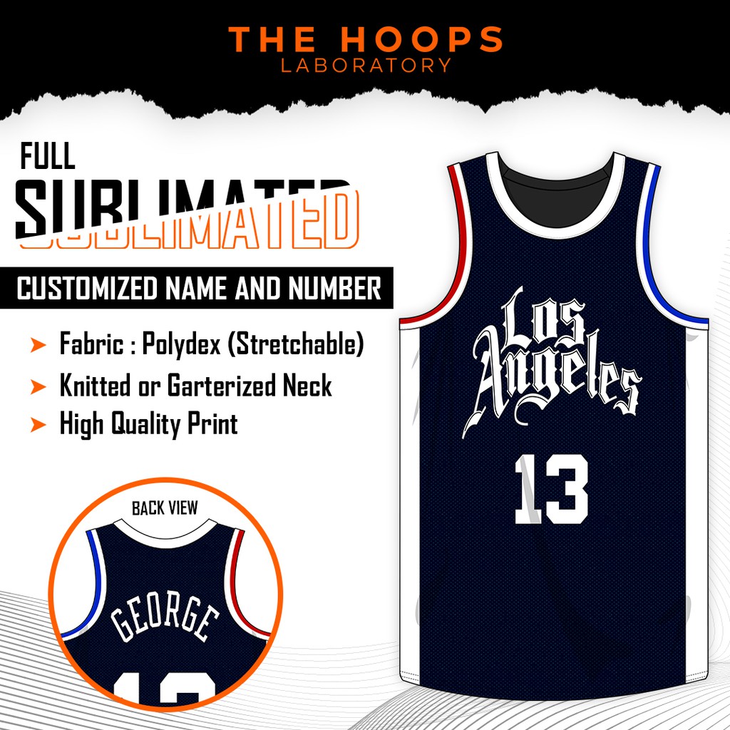 THL The NBA Clippers Full Sublimated Jersey