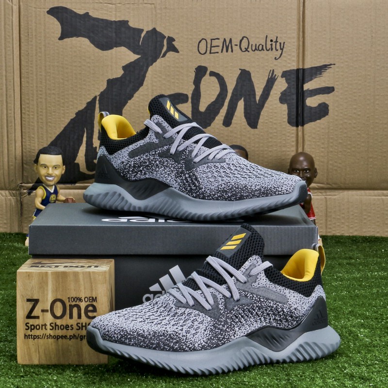 Adidas alphabounce beyond store grey yellow