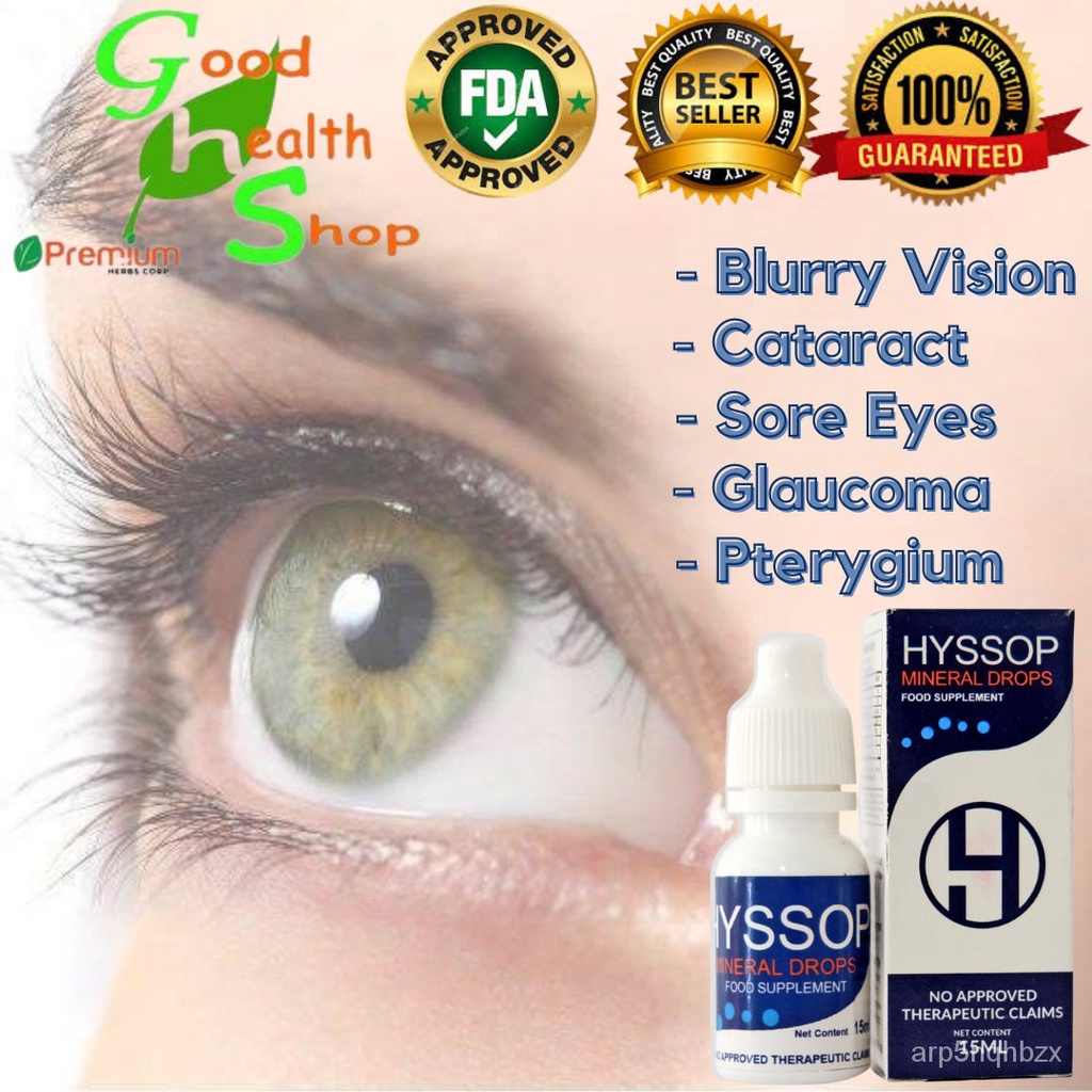 Eye Drops Hyssop Original and Best seller in 2020 and 2021 FDA approve