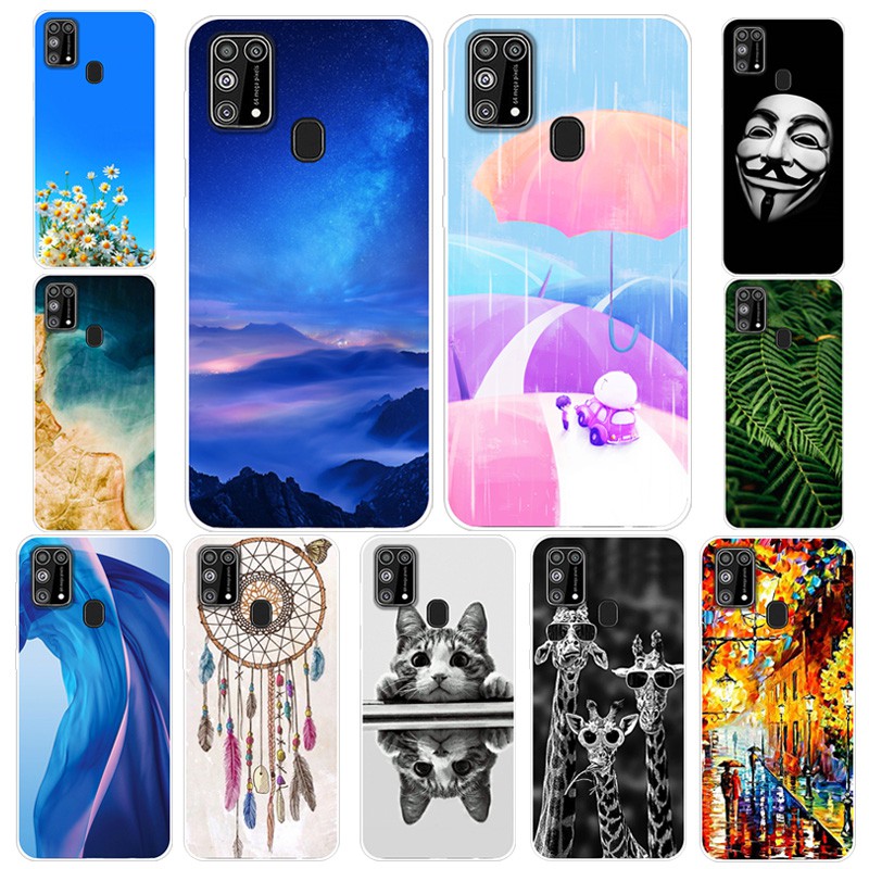 For Samsung Galaxy M31 Soft TPU Silicon Phone Case Samsung Galaxy M31 ...