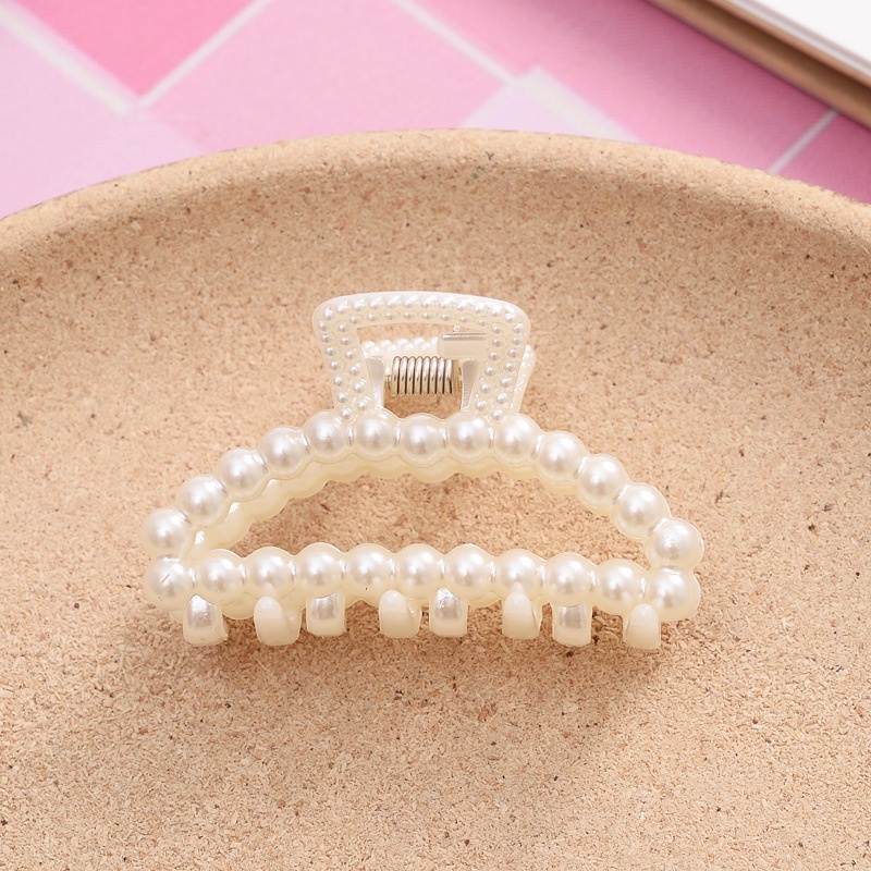 YO Pearl Hairpin Simple Elegant Temperament Clip Headdress Vintage ...