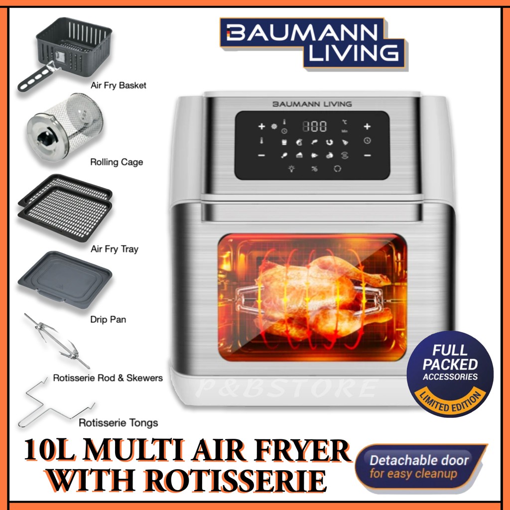 Baumann air fryer online pressure cooker