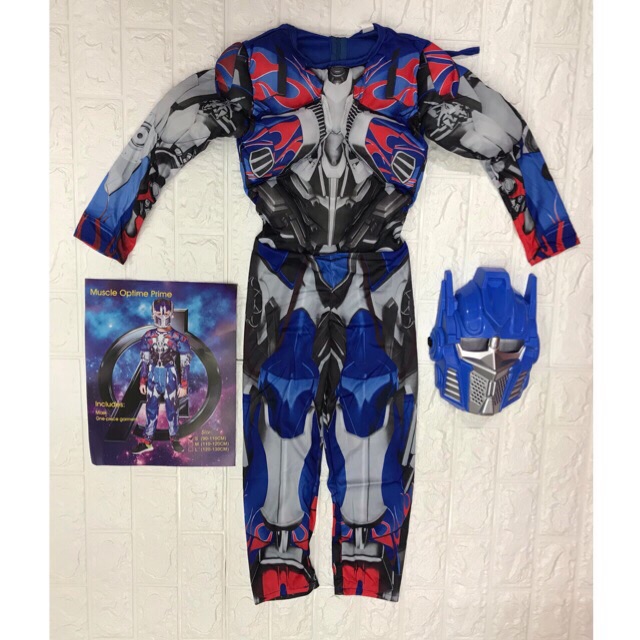 Optimus Prime Muscle Costume For Kids | Shopee Philippines