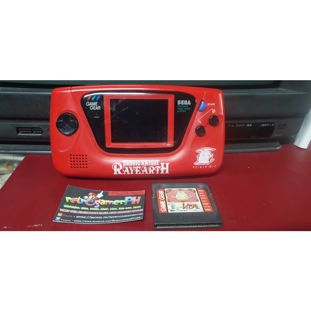 Limited Edition Sega Game Gear Magic Knight Rayearth Console Shopee