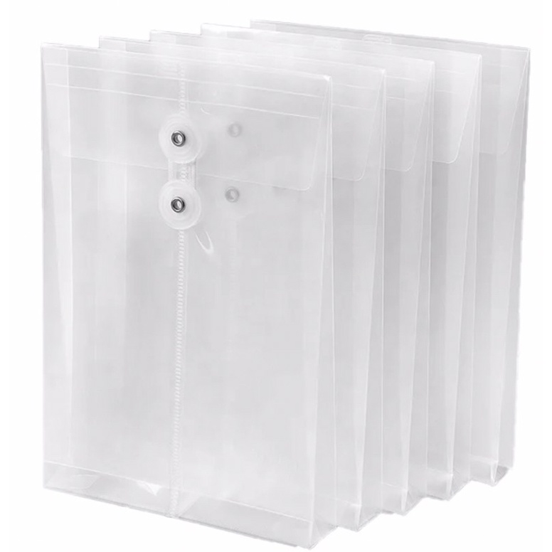 Clear Catalog Plastic Envelope with String, Expandable, A4 | Shopee ...