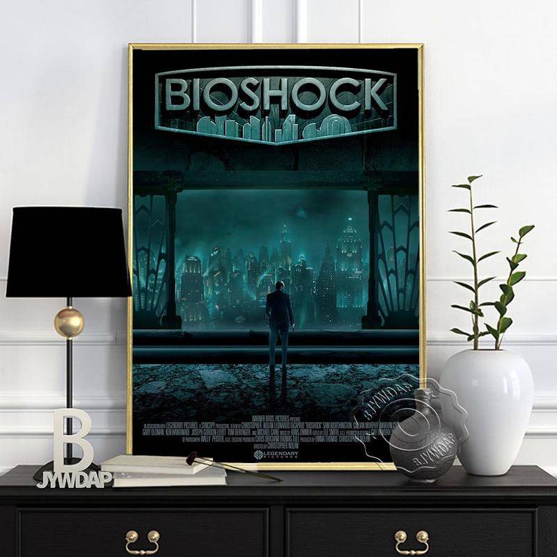 Bioshock Rapture Video Game Posters Prints Canvas Painting Wall ...