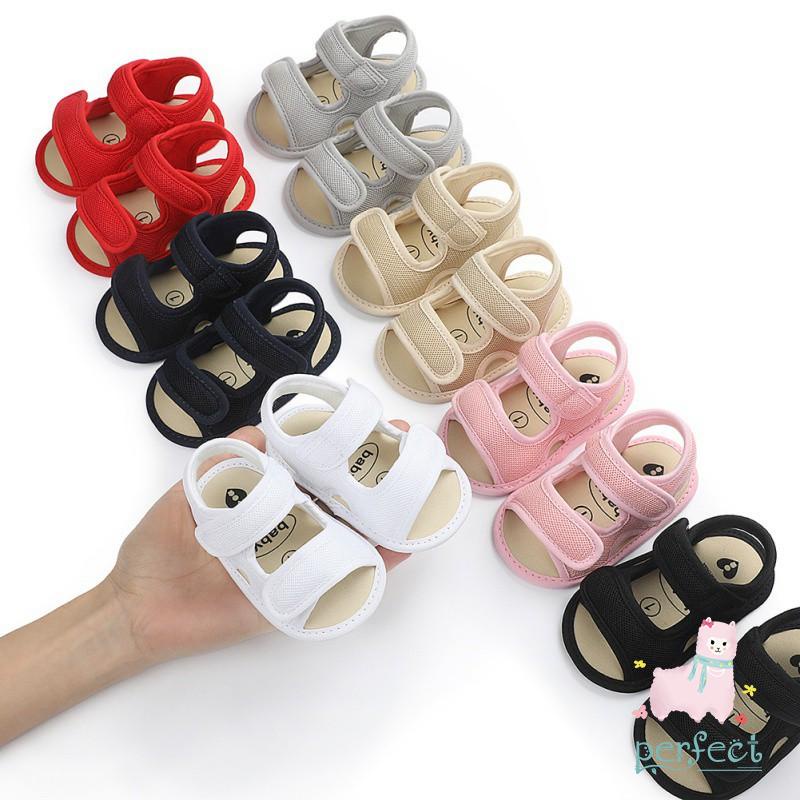 Baby Shoes for Summer Sandals Shoes For Baby Boys Girls Toddler Soild