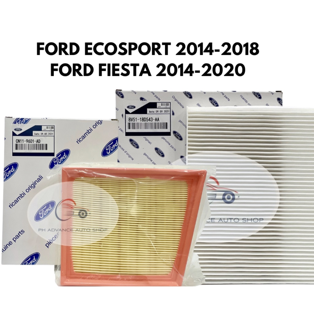 Combo Cabin Filter and Air Filter Ford Ecosport 20142018 / Fiesta 2014