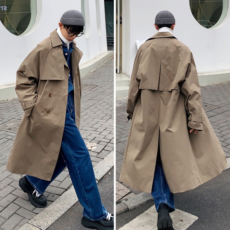 Korean overcoat on sale