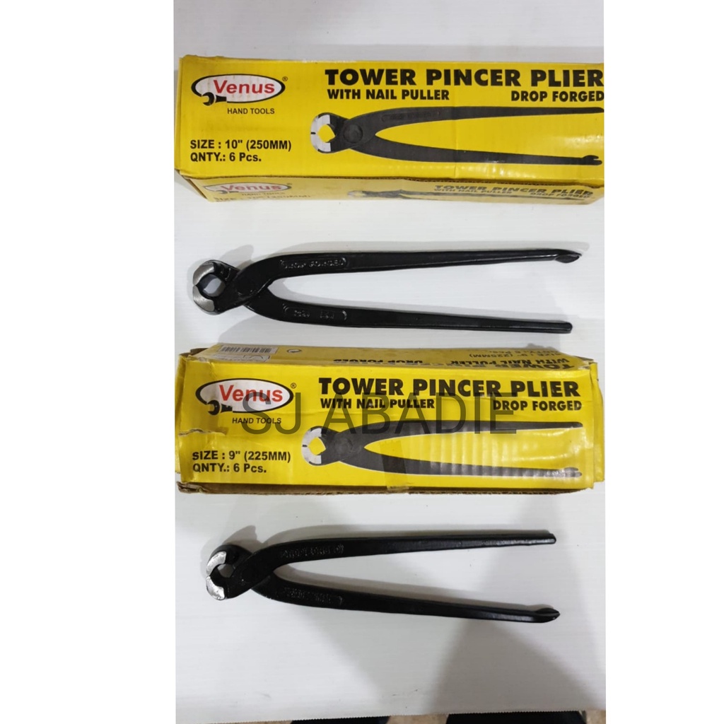(1 PCS) VENUS Iron Catut /Tower Pincer Plier 9 - 10 Inch | SJ ABADIE ...