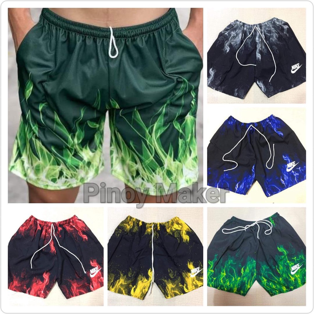 Fire Taslan Shorts for Men Free Size (Random Color) | Shopee Philippines