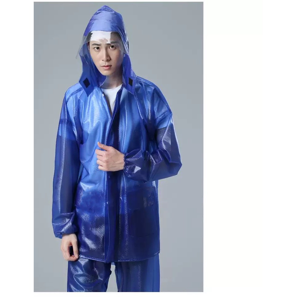 JBEE F0988 Thickened PVC rubber Oxford split raincoat suit outdoor motorcycle riding raincoat Shopee Philippines