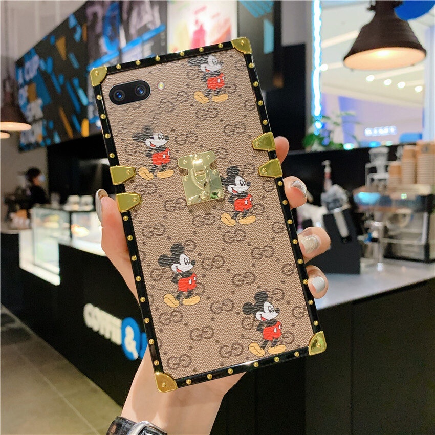 Square gucci hot sale phone case