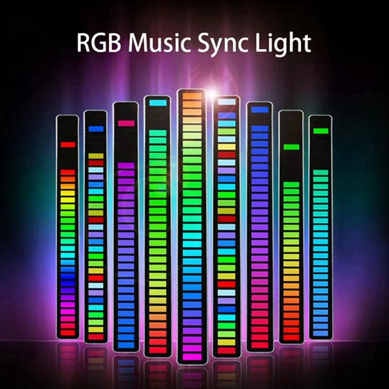 32-Bit ARM RGB Colorful Sound Sensitive Music Atmosphre Lights Voice ...