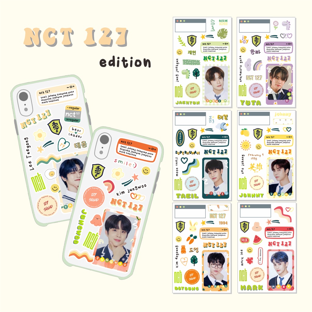 HP Kpop sticker motif 127 tumblr waterproof vinyl sticker for cellphone ...