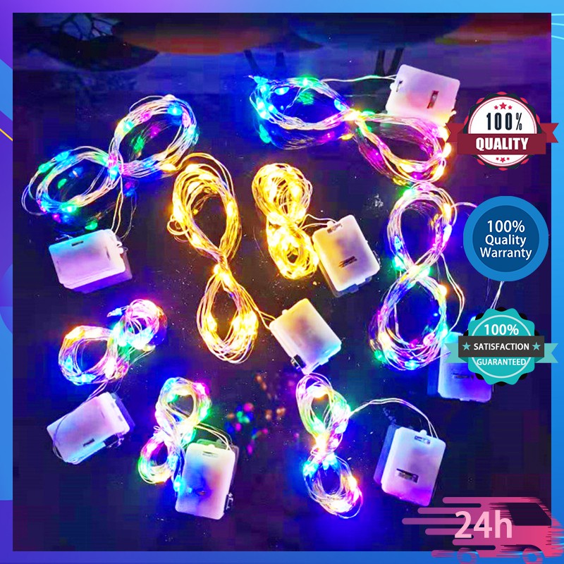 3 Modes 1M 2M Battery Operated Fairy Lights Waterproof Fairy String ...