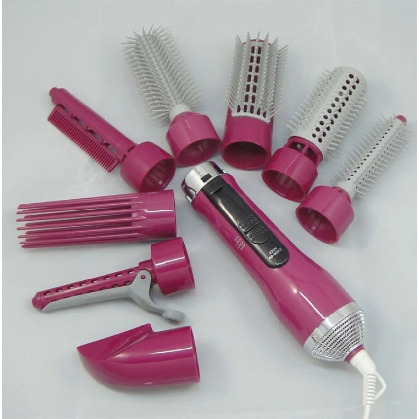 ☏8 in 1 Hair Dryer Hair Blow Dryer Comb Nozzle Styling Tool Shopee