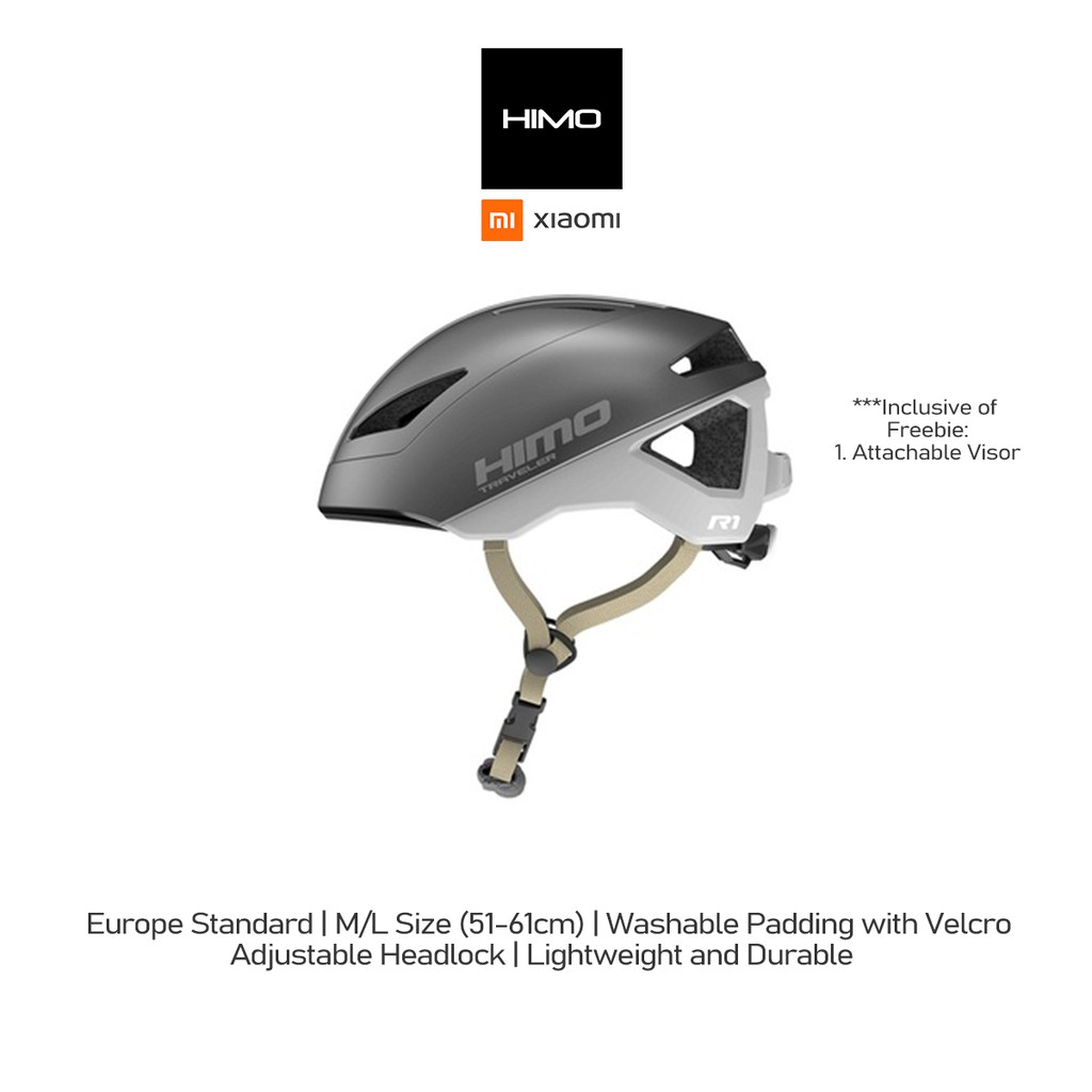 Xiaomi HIMO R1 Bike Helmet European Union Standard Ultralight Adjustable w Visor Cycling Shopee Philippines