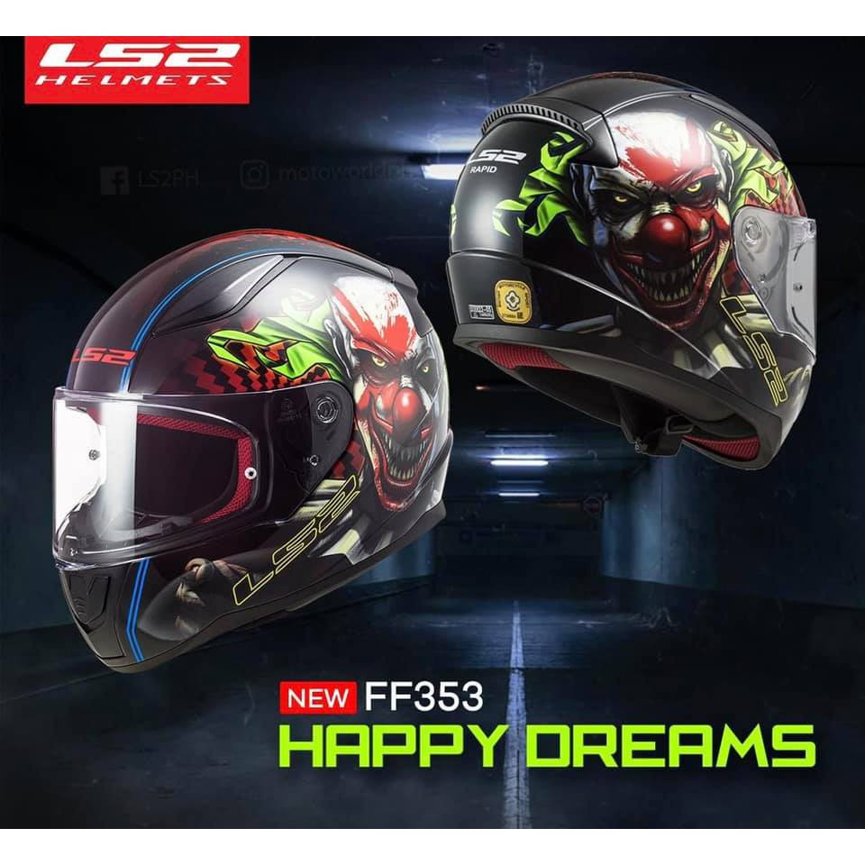 CASCO LS2 INTEGRAL FF353 HAPPY DREAMS NEGRO