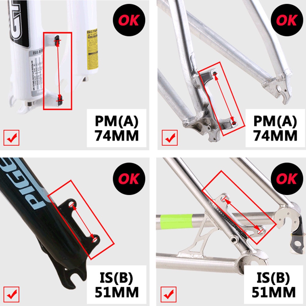 MTB Mountain Road Bike Most Disc Brake Caliper Adapter PM/IS/Flat Mount
