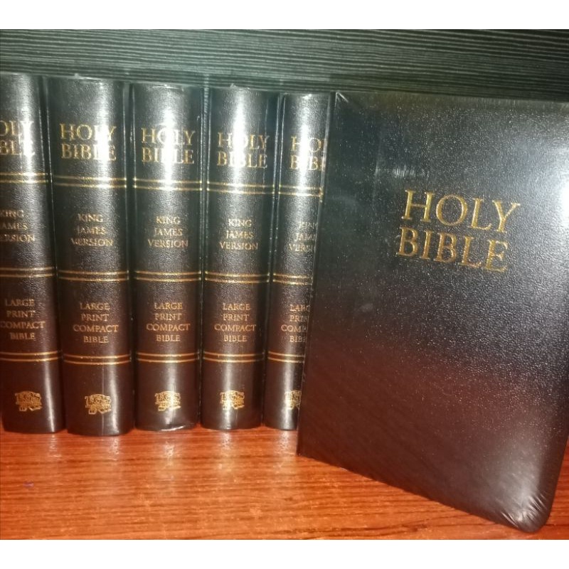 KJV 1611 LARGE PRINT COMPACT BIBLE IMITATION LEATHER (6 x 4) | Shopee ...