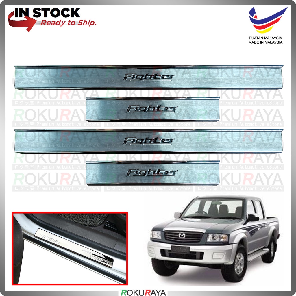 [BESI] Ford Ranger Old Mazda Fighter Stainless Steel Chrome Side Sill