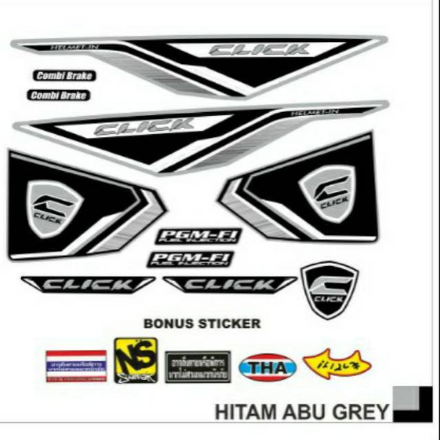 Striping Variation Honda Vario CBS 125/150cc CLICK thailook | Shopee ...