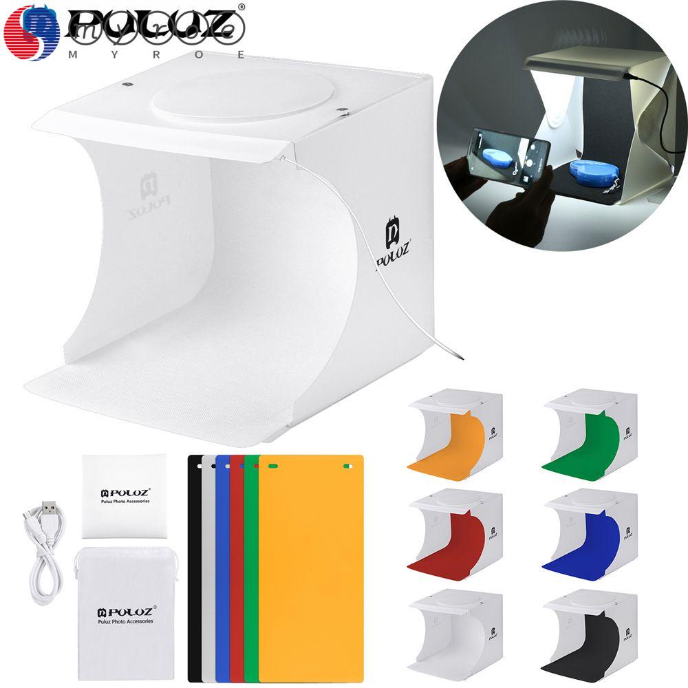 Portable Mini Studio Background Photography Tent Kit Photo Light Room ...