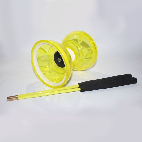 Crystal Transparent Bearing Yoyo Diabolo with Hand Sticks String Juggling Shopee Philippines
