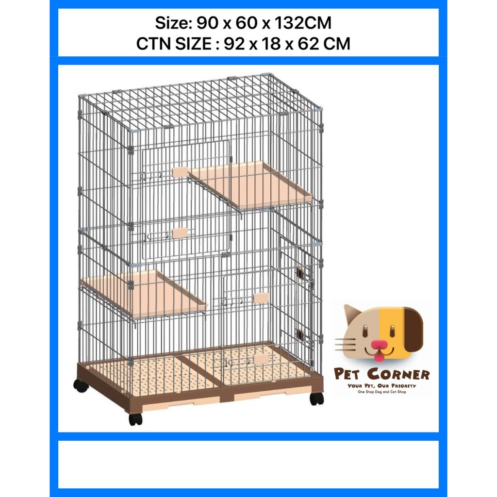 PAWSMART Cat Cage LOW 2305 HEAVY DUTY