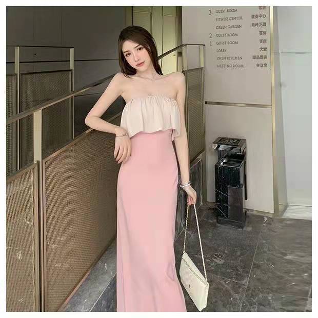 Tube Fashion Top One-piece Tassel Dress main image 0