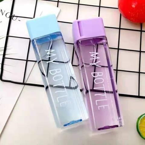 Drinking Bottles With Round Lids/Bottles/Square Bottles/Cute Bottles In ...