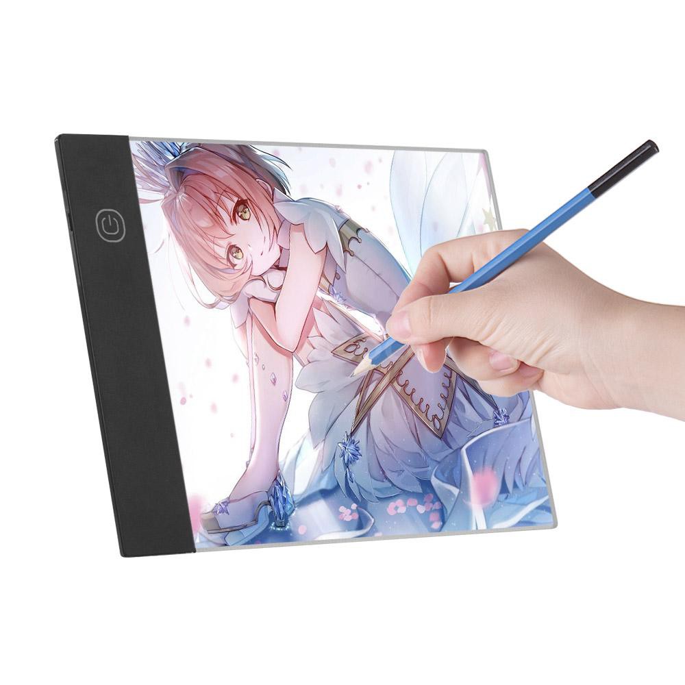 LED A5 Graphic Tablet Light Pad Digital Tablet Copyboard with 3-level ...