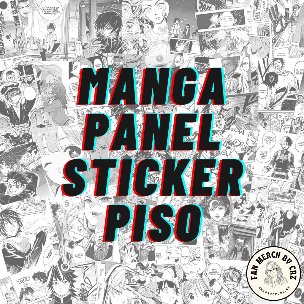 Anime Manga Panel A6 Thermal Sticker | snapshoponline | Shopee Philippines