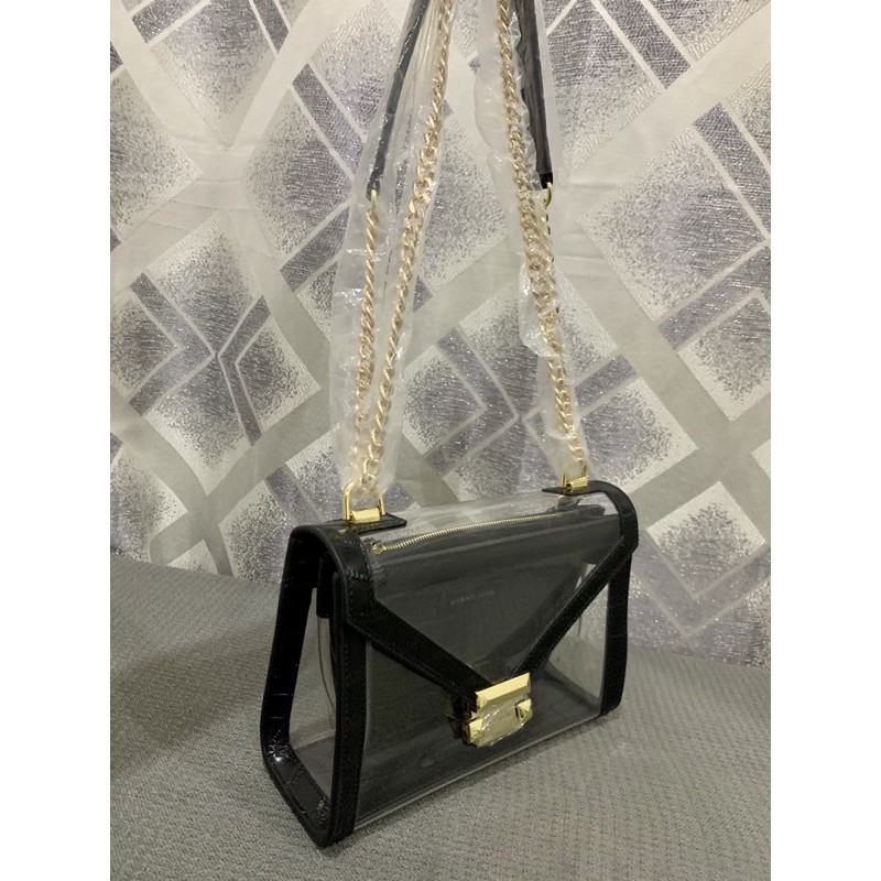 Michael Kors Whitney Transparent 2way Bag Top Grade Shopee