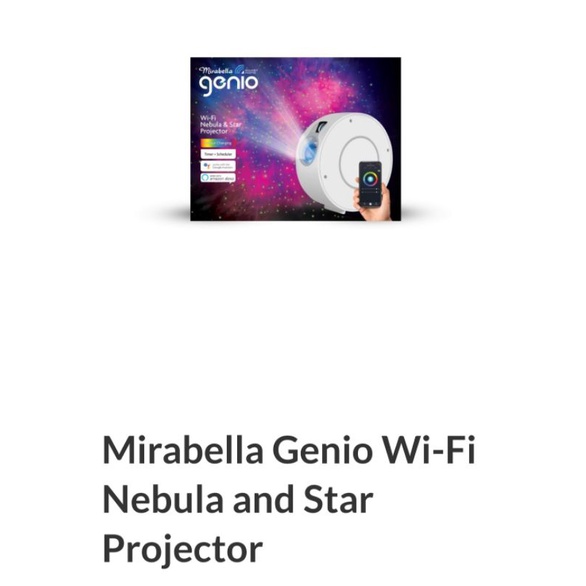 Mirabella Genio WiFi Nebula and Star Projector Shopee Philippines