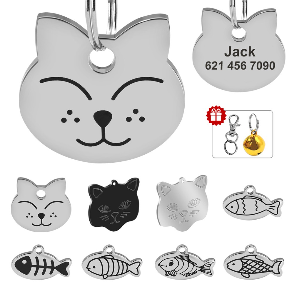 Name tag for cat sales collar