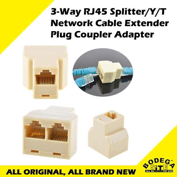 3Way RJ45 Coupler Network Cable Extender Shopee Philippines