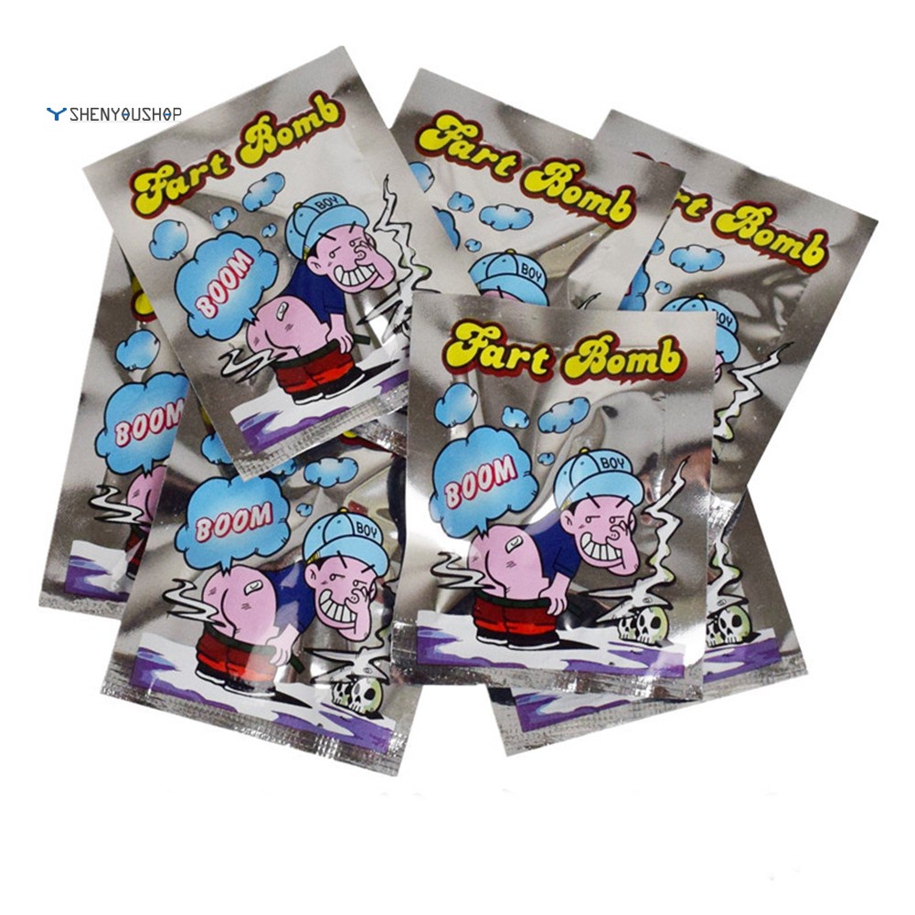 Funny toy 10Pcs Great Bomb Nasty Smelly Fart Bags Prank Filler Gags