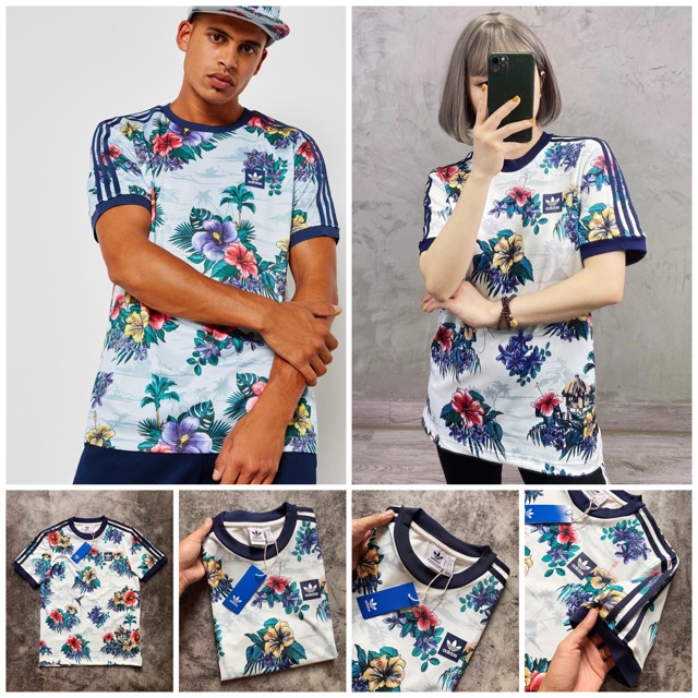 Adidas floral shirt on sale mens