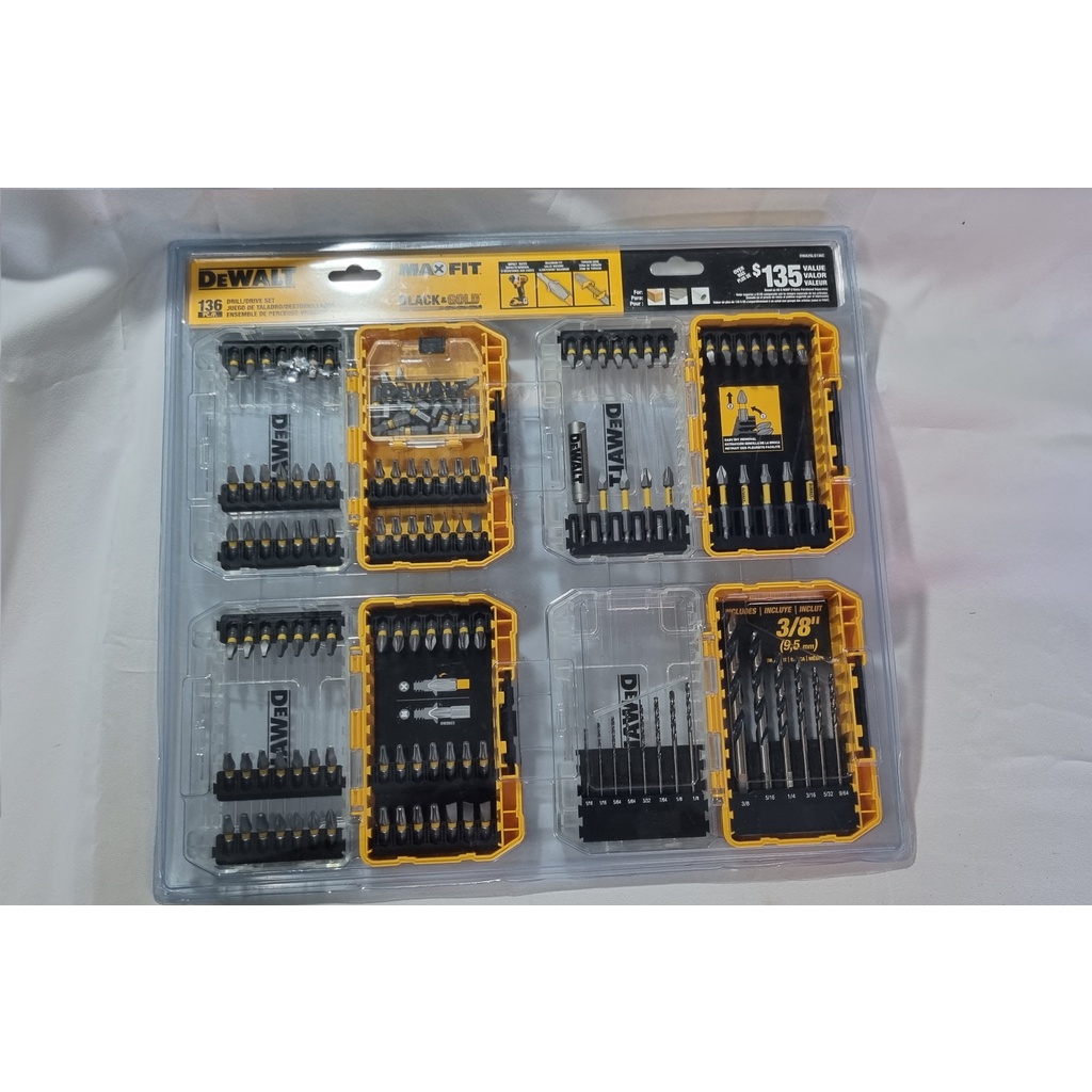 Dewalt DWA2SLS136 136-Piece Bit Set + DCG414 6